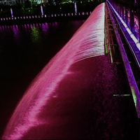 Válvula Solenoide de Control por Software, Cortina de Agua Digital Interactiva con Gráficos Impresos en Agua