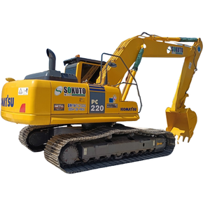 Bon prix Komatsu PC220 d'occasion grandes pelles hydrauliques sur chenilles 22 tonnes Pc220-7 220-8 pelleteuses à godets d'occasion - Product Image 1