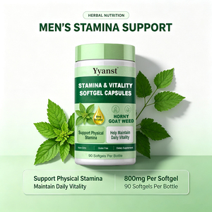 Capsules Molles Stamina & Vitality 800mg 90pcs Supplément Alimentaire Herbal à base de Horny Goat Weed Aide à Maintenir la Vitalité Quotidienne OEM/ODM - Product Image 3