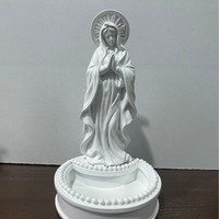 Figurine de déesse de style européen SYL, ornement artisanal en résine de la Vierge Marie, boîte de rangement pour bagues et bijoux, décoration pour mariages