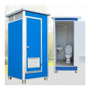 लोकप्रिय वैकल्पिक पोर्टेबल बाथरूम केबिन आउटडोर मानक मोबाइल शौचालयों बैठा पोर्टेबल शौचालय