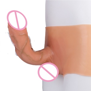 SXXY Silicone Strap on <b>Dildo</b> Pants Wearable Solid Large Penis Sex Toys for Women Lesbian Couple Strap on Harness Wearable <b>Dildos</b> - Product Image 4