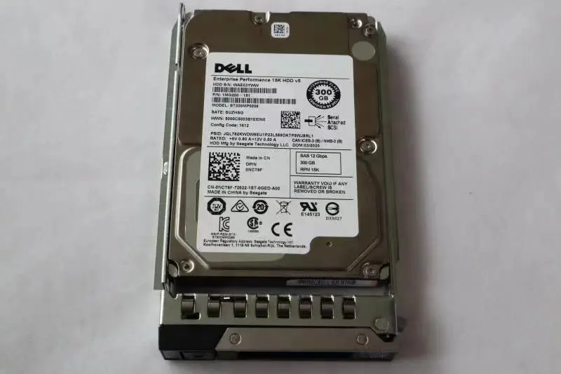 Dell 2.5 "300GB 15K 12gbps SAS Ổ Cứng-nct9f st300mp0026