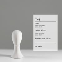 Mannequin de présentation sans tête en plastique avec support pour chapeau, écharpe, perruque - Utilisation pour adultes