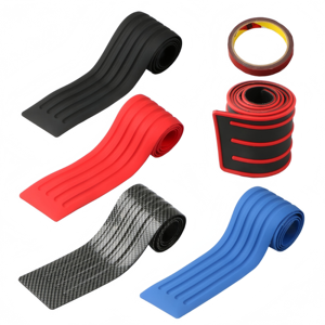 Lot <span class=keywords><strong>de</strong></span> 4 protections <span class=keywords><strong>de</strong></span> <span class=keywords><strong>seuil</strong></span> <span class=keywords><strong>de</strong></span> <span class=keywords><strong>porte</strong></span> anti-rayures en acier inoxydable avec logo pour SUV et berline - Product Image 1