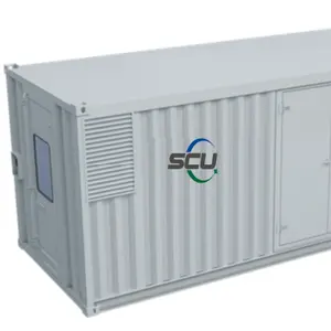 SCU Lithium batterie ESS Container kWh mit kW bidirektional anges ch lossen mit PV-Panel Solar Wechsel richter MPPT DC/DC Wandler