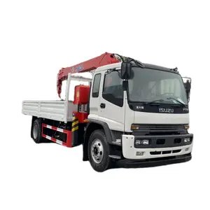 The Source Factory Of 5ton Mud Crane Truck For Sale Isuzu Dump Truck Mounted Crane Sale In China