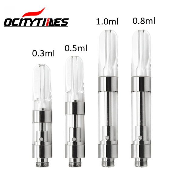 510 cartridge manufacturer Ocitytimes C10 clear d8 cartridge ALL sizes lead free cbd cartridge