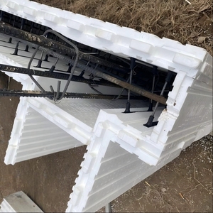 Blocs de coffrage creux en béton, matériaux de construction pour la construction de maisons - Coffrages creux EPS ICF pour la construction d'entrepôts - Product Image 1