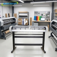 Plotter de Corte de Vinilo de 48 Pulgadas con Función de Contorno Manual y Punto Rojo para Posicionamiento