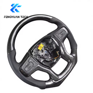 <span class=keywords><strong>Volante</strong></span> de Fibra de Carbono Forjado para Chevrolet Silverado GMC 1500 2500HD 3500HD Tahoe Suburban 2019 2020 2021 2022 2023 - Product Image 2
