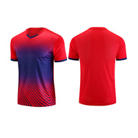 Maillot de Football 100% Polyester à Sublimation, Séchage Rapide, Vêtement de Sport (Haut Uniquement)