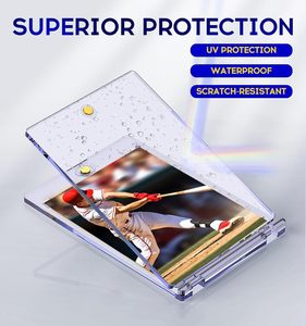 One Touch Luxury Zipper <b>Card</b> <b>Holder</b> 35pt for Clear Plastic Rigid Case for Trading <b>Cards</b> (2.5x3.5 Inches) - Product Image 4