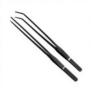 Pinza para Hierba Acuática de Acero Inoxidable Ecológica, Herramienta para Acuarios, Pinzas para Alimentar Mascotas, para Lagartos, Arañas, Serpientes, Reptiles y Anfibios - Product Image 2