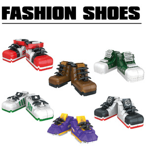 Xr Mới Nhất Chất Lượng Cao Lưu Niệm Nhựa Thời Trang Giày Vui Vẻ Giáng Sinh Hạnh Phúc Halloween Xây Dựng Khối Trẻ Em Món Quà Giáng Sinh - Product Image 3