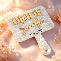 Cermin Akrilik Unik Eksklusif untuk Bulu Mata, Dekorasi Kamar, Cermin Tangan Kosmetik, Souvenir Bridal Shower, Cermin Tangan