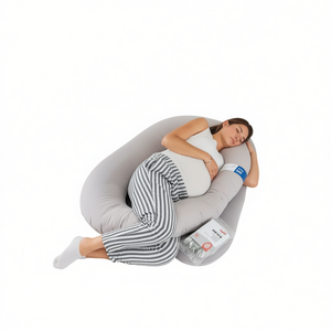 Almohada de Maternidad Vianney Body Comfort en Forma de U, 140x71x18cm, Relleno de Poliéster Lavable - Product Image 1