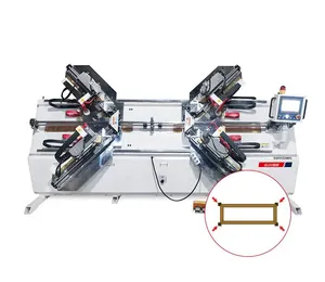 Máquina de ensamblaje de marco de puerta de prensa hidráulica, accesorio de abrazadera de Composer Jointer de madera de frecuencia Sigh