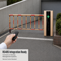 Barrière de portail à bras droit à levage rapide Taiwei TW-703, moteur sans balais, protection IP44, communication RS485, évitement des collisions