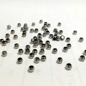Palla in acciaio inossidabile solido forato 2mm all'ingrosso con foro da 1mm - Product Image 1