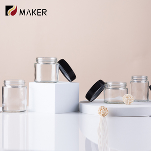 Usine 300ML 70ML stockage des aliments bouchon en plastique bocaux en verre résistant aux enfants jeeter miel grain de café thé confiture bouteille avec la meilleure qualité - Product Image 2