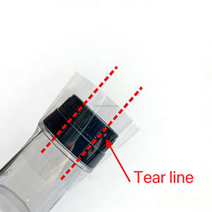 Ücretsiz Numune Şeffaf PVC PET Plastik Isı Daralan Bant Kılıfı Perforasyonlu Şişe Kapak Sızdırmazlık Şrink Ambalaj Filmi - Product Image 1