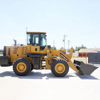 Wheel Loader Berkinerja Tinggi 3 Ton dengan Kontrol Hidrolik Pilot, Sistem Pendingin Air, Daya 92kw untuk Pemindahan Tanah