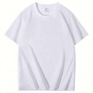 High Quality 100% Cotton Silk Screen Printed Short Sleeve Regular Fit Unisex Eco-Friendly Casual Blank T-<b>Shirt</b> for Men - Product Image 5