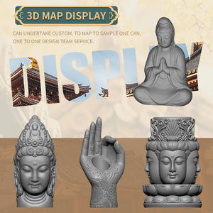 DUMO 2023 hecho a mano Guanyin adornos de yeso <span class=keywords><strong>molde</strong></span> de vela de silicona DIY <span class=keywords><strong>molde</strong></span> de vela de <span class=keywords><strong>Buda</strong></span> moldes de <span class=keywords><strong>cemento</strong></span> de jabón de silicona para velas - Product Image 3