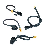 كابل شحن بطارية ليثيوم عالي الطاقة وسريع الشحن مع سلك PVC 10AWG وموصلات XT90 ذكر-أنثى وقابس طاقة IEC C13 C14