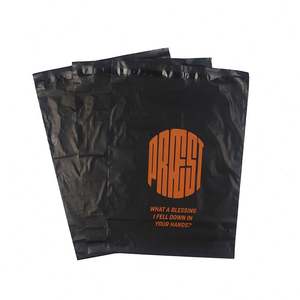 Factory Mailer <b>Bag</b> Wholesale Security Packaging Custom Black Mailer Orange Printed Courier Mailer <b>Bag</b> for Clothing - Product Image 2