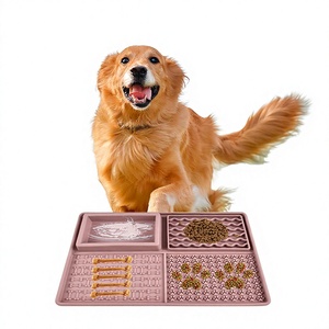 BPA-Free Silicone Pet Placemat Anti-Mess Pet Feeding <b>Mat</b> for Dogs and <b>Cats</b> - Product Image 1