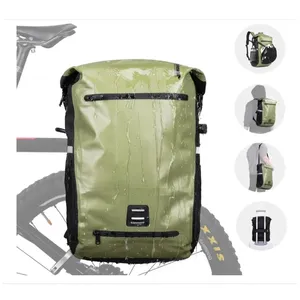 Wholesale Durable Waterproof Rear Seat Multifunctional Bicycle Trunk Pack Dry Pannier Bag Backpack