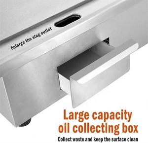Sizhi profesional comercial de acero inoxidable encimera <span class=keywords><strong>Teppanyaki</strong></span> Grill placa completa plancha eléctrica para restaurante - Product Image 4