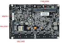 Placa base de computadora Mini ITX Soft Router de seis puertos con procesador Procesadores de núcleo de y es adecuada para firewalls/NAS