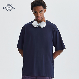 Nouveau T-shirt à col rond à manches courtes pour <span class=keywords><strong>homme</strong></span>, 180 g, couleur unie, coton pur, t-shirt promotionnel avec impression de logo personnalisé - Product Image 1