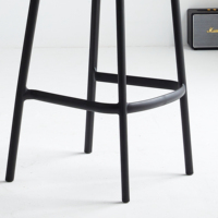 Tabouret de comptoir respirant personnalisé chaise en plastique chaise de bar avec support dorsal