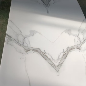 Nhà Máy Tùy Chỉnh Cắt Cao Bóng 3D Tường Bằng Đá Cẩm Thạch Tấm <span class=keywords><strong>PVC</strong></span> Trang Trí Nhựa Với Lớp Phủ UV 3Mm Độ Dày In Tấm - Product Image 4