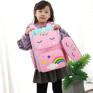 Vente chaude Enfants Trolley Cartables 2Pcs <span class=keywords><strong>Licorne</strong></span> Sac <span class=keywords><strong>À</strong></span> Dos Crayon Sacs Ensemble Grande Capacité Trolley Sac <span class=keywords><strong>À</strong></span> Dos Pour Les Filles - Product Image 6