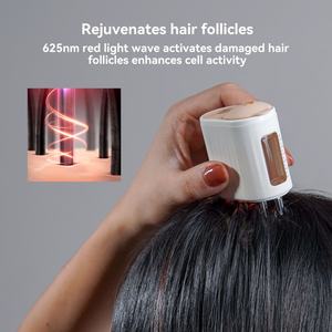 Offre Spéciale – Applicateur d'huile capillaire électrique 2-en-1 pour la croissance des cheveux, avec bille métallique pour un massage lissant du cuir chevelu - Product Image 3