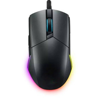 Souris de jeu USB filaire noire, ergonomique, optique, pour joueurs, RGB, pour PC portable, légère