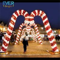 Arche lumineuse géante en PVC pour extérieur, avec LED, pour Halloween, Noël, étanche, 24V, pour aménagement paysager et mariages