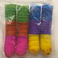 Œufs en plastique vides, colorés et remplissables pour la chasse aux œufs de Pâques, fête de vacances