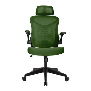 South America Popular Manufacturers' Inexpensive Swivel Green Mesh Office Chair For Staff Task Computer Desk