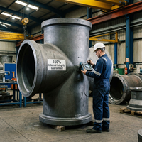 Fabrication FCD500 OEM Personnalisée Marque LF Certifiée ISO9001 Service de Fonderie de Sable en Fonte Ductile ASTM A536 et Fonte Nodulaire SG