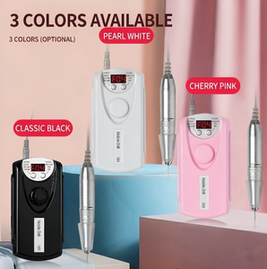 Rechargeable Mini Nail <b>Drill</b> Machine – Portable Electric Nail File, Buffer & Polish Remover for Professional Nail Salon, Spa Use - Product Image 1