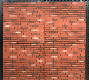 Panneau mural extérieur en brique 3D en <span class=keywords><strong>pierre</strong></span> PU Décoration murale en brique en <span class=keywords><strong>pierre</strong></span> artificielle rouge pour <span class=keywords><strong>salon</strong></span> à usage domestique - Product Image 4