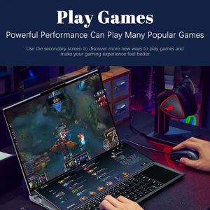 Portátil al por Mayor de 16 Pulgadas con Pantalla Táctil Doble de 14 Pulgadas, Core I7 10750H, Windows 11, para Juegos, Negocios, Computadora Portátil de 16 Pulgadas con Doble Pantalla - Product Image 2