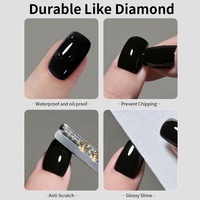 R S Nail Gel Multifonction 2 en 1 Brillant Top Coat Haute Brillance Gel de Construction Modelant Nivellant Vernis à Ongles