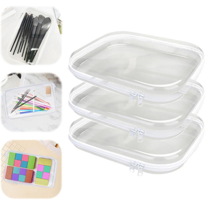 กระเป๋าใส่ดินสอแบบแข็งกันน้ำขนาดเล็ก พร้อมซิป - Product Image 4